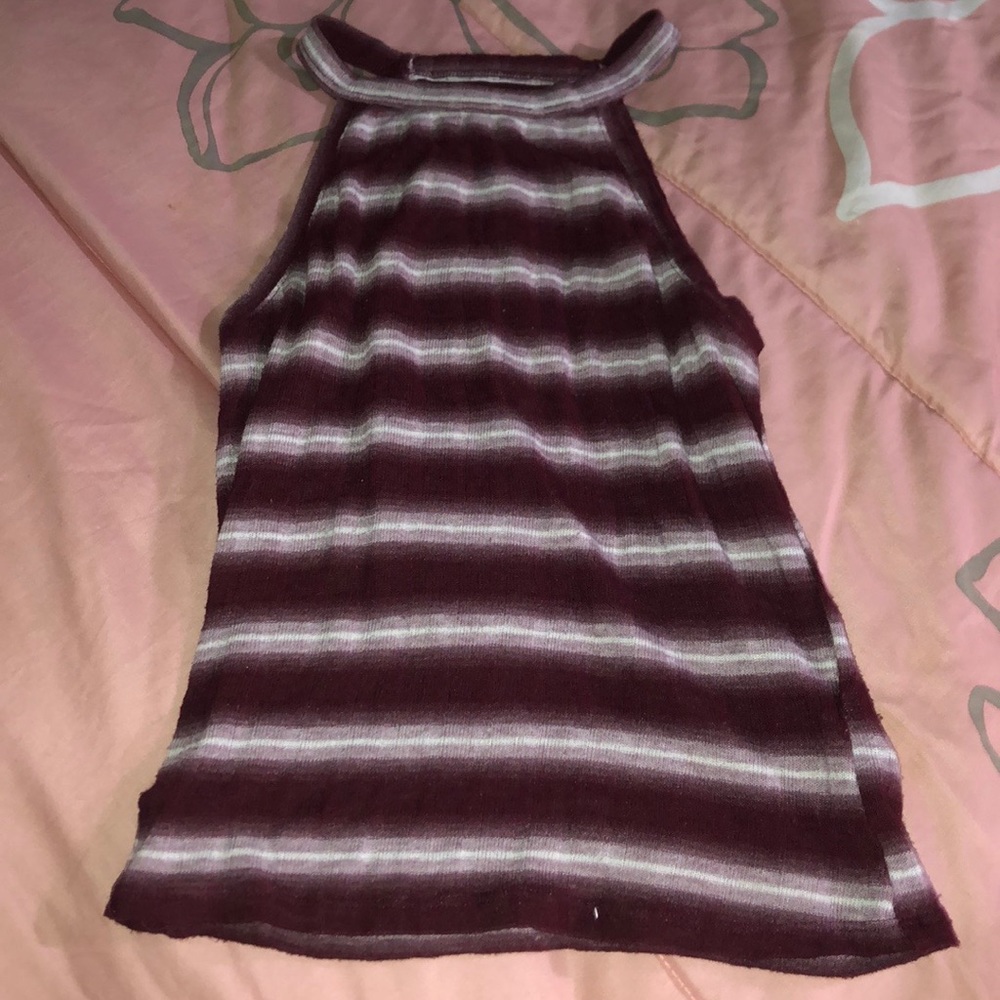 striped halter top!!